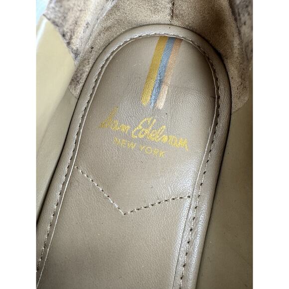 Sam Edelman Women’s Birch Penny Loafers 7.5 Ivory Brahma Calf Hair Cow Print - Picture 7 of 11